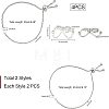 DIY Stainless Steel Slider Bracelets Making Kits DIY-UN0001-91-5