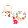 Fruit Series Letter Resin Keychains KEYC-TAC0033-02C-2