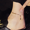 316L Surgical Stainless Steel Charm Anklets for Women FS-WG47470-21-1