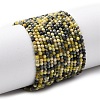 Natural Yellow Turquoise(Jasper) Beads Strands G-Z116-A19-2mm-2