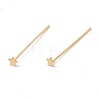 Brass Star Head Pins X-FIND-B009-02G-1