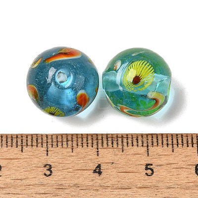 Handmade Transparent Lampwork Beads LAMP-C016-04D-01-1