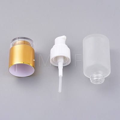 Refillable Frosted Glass Empty Pump Bottles MRMJ-XCP0001-02-1