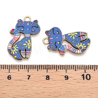 Printed Alloy Pendants PALLOY-H127-01G-05-1