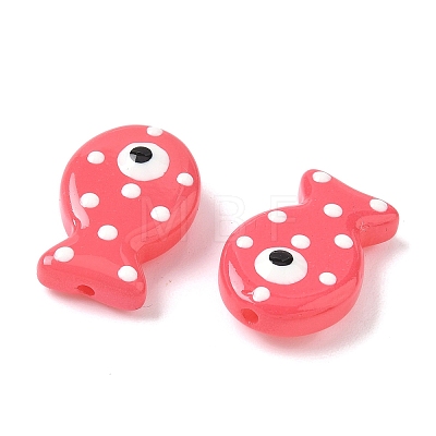 Baking Paint Glass Enamel Beads LAMP-D303-04D-1