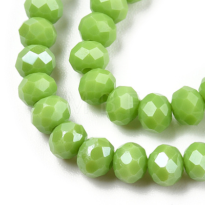 Electroplate Glass Beads Strands LS-EGLA-A034-P8mm-A28-1
