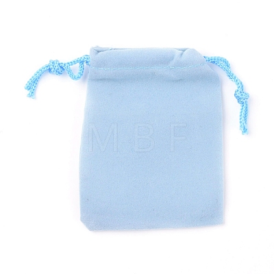 Velvet Cloth Drawstring Bags X-TP-C001-70X90mm-3-1