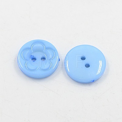 Acrylic Sewing Buttons for Clothes Design BUTT-E083-C-07-1