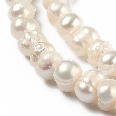 Natural Cultured Freshwater Pearl Beads Strands PEAR-L033-01-1