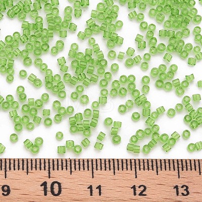 Transparent Glass Cylinder Beads SEED-S047-I-003-1