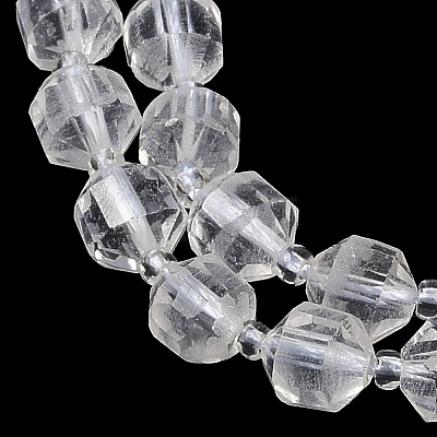 Natural Quartz Crystal Beads Strands G-O201B-103F-1