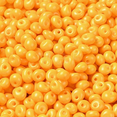 6/0 Opaque Baking Paint Glass Seed Beads X1-SEED-M012-02A-21-1