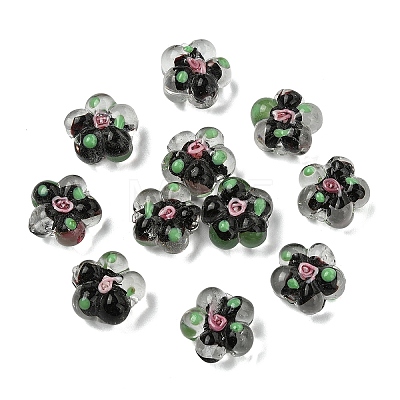 15PCS Handmade Lampwork Beads LAMP-YW0001-66D-1