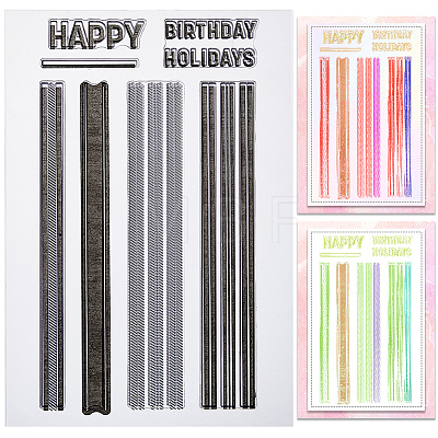 Clear Silicone Stamps DIY-WH0504-61B-1