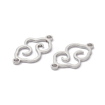 304 Stainless Steel Connector Charms STAS-A071-01P-1