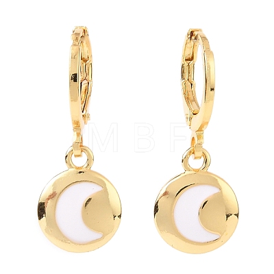 Brass Huggie Hoop Earrings EJEW-JE04324-01-1
