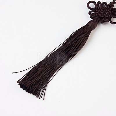 Polyester Tassel Pendant Decorations AJEW-WH0049-A02-1