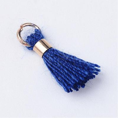 Polycotton(Polyester Cotton) Tassel Pendant Decorations OCOR-S102-06-1