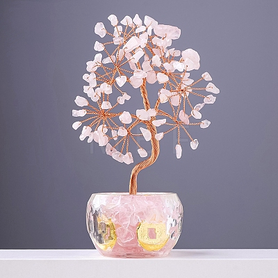 Natural Rose Quartz Sculpture Display Decorations PW-WG149A9-03-1