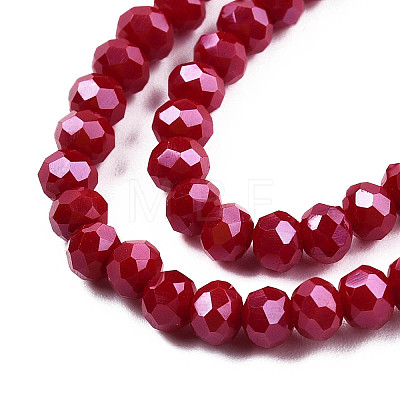 Electroplate Glass Beads Strands LS-EGLA-A034-P2mm-A22-1