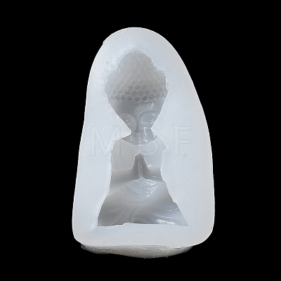 DIY Buddha Figurine Display Silicone Molds X-DIY-F135-01-1