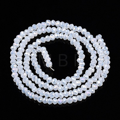 Electroplate Glass Beads Strands EGLA-A044-J1mm-B06-1