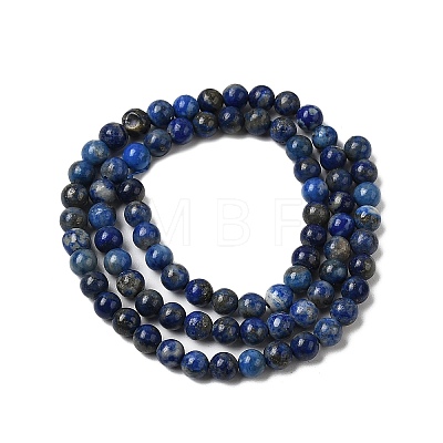 Natural Lapis Lazuli Beads Strands G-F561-5mm-G-1