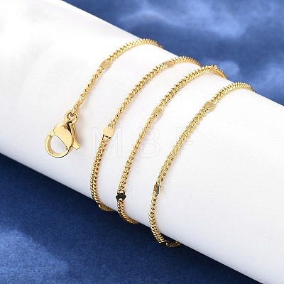 Brass Chain Necklaces X-MAK-L009-11G-1