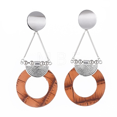 Dangle Stud Earrings EJEW-JE03568-1