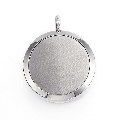 316 Surgical Stainless Steel Diffuser Locket Pendants STAS-P102-046-1