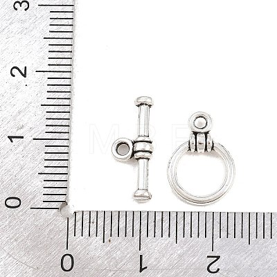 Alloy Toggle Clasps FIND-D041-09AS-02-1