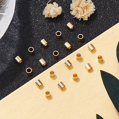 50Pcs 925 Sterling Silver Crimp Beads STER-BBC0009-66-1