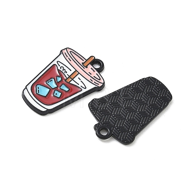 Alloy Enamel Pendants ENAM-D311-01B-EB-1