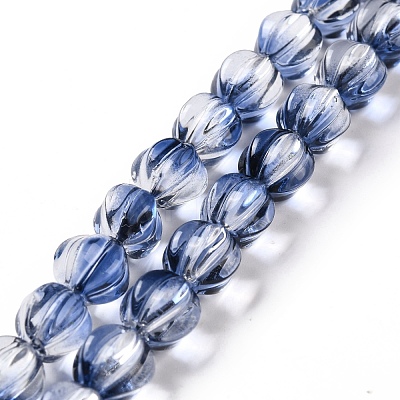 Transparent Glass Beads Strands GLAA-F114-02B-14-1