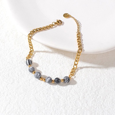 Handmade beaded pearl bracelet BN7202-6-1