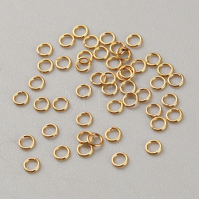 Brass Open Jump Rings KK-WH0056-96-1