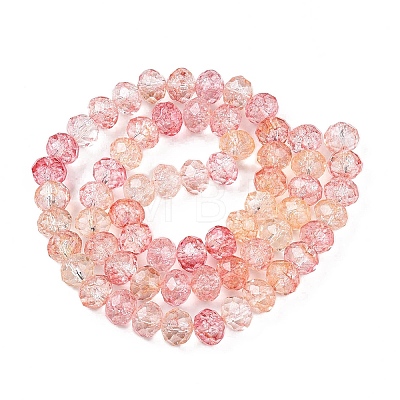 Transparent Glass Beads Strands GLAA-T023-10mm-A06-1