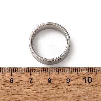 201 Stainless Steel Wide Band Finger Rings RJEW-K252-02D-P-1