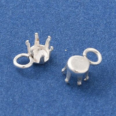 Ion Plating(IP) 304 Stainless Steel Charms Rhinestone Claw Settings X-STAS-U025-02A-S-1