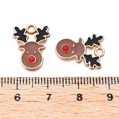 Alloy Enamel Pendants ENAM-S121-013B-1