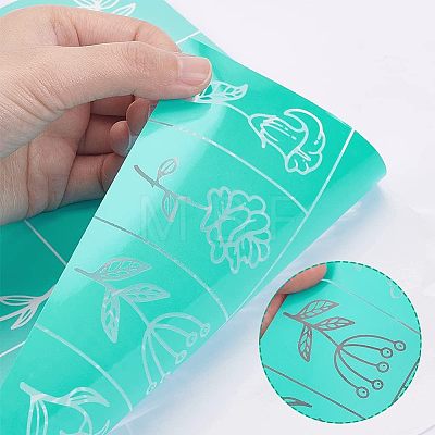 Self-Adhesive Silk Screen Printing Stencil DIY-WH0173-021-04-1