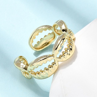 Brass Cuff Rings for Women RJEW-H262-06B-G-1