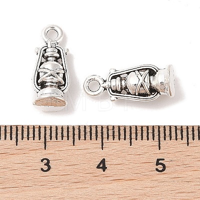 Kerosene Lamp Tibetan Style Alloy Pendants PALLOY-P077-01-1