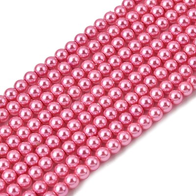 Glass Pearl Beads HY-J001-4mm-HX053-1