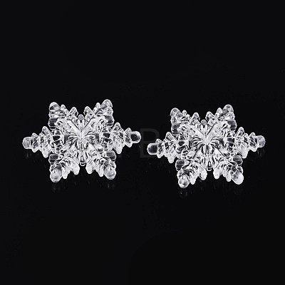 Christmas Transparent Acrylic Multi-Strand Links OACR-Q197-01-1