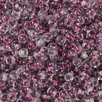 Transparent Inside Colours Glass Seed Beads X1-SEED-A032-04N-1