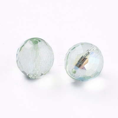 Electroplated Czech Glass Beads GLAA-I045-13B-1
