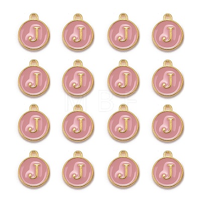 Golden Plated Alloy Enamel Charms LS-ENAM-S118-07J-1