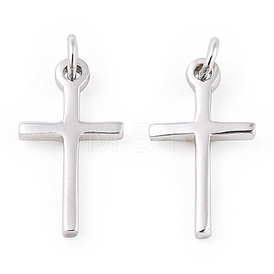 925 Sterling Silver Religion Cross Charms STER-T007-51P-1
