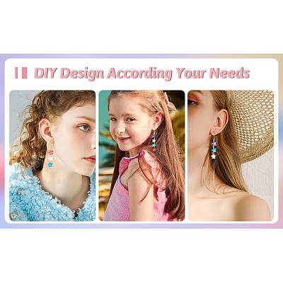DIY Earring Making Kits DIY-TA0004-76-1